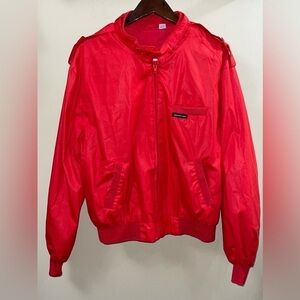 VINTAGE Members Only Red Jacket Size 46
